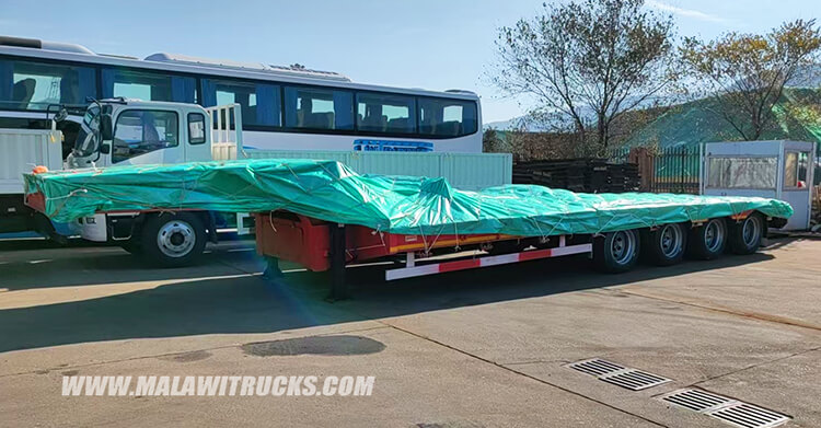 4 Axle 100 ton Lowbed Trailer for Sale in Malawi