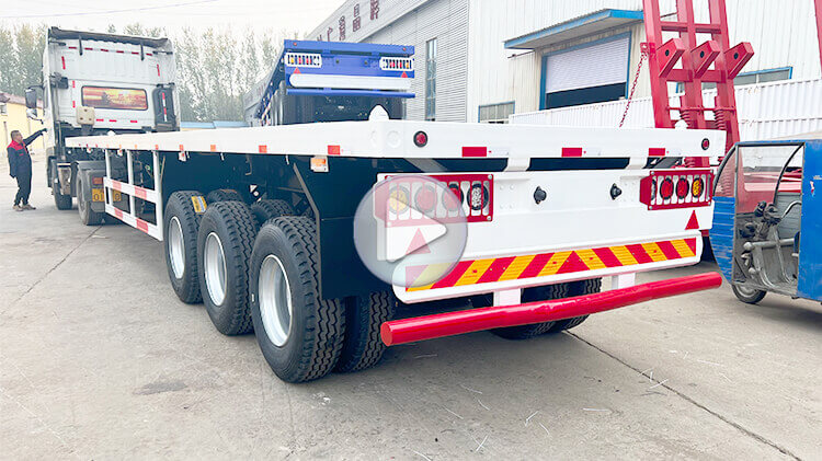 3 Axle Flatbed Semi Trailer for Sale Price in Malawi
