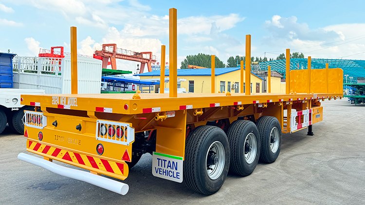 40 Ft 3 Axle Flatbed Trailer for Sale in Malawi