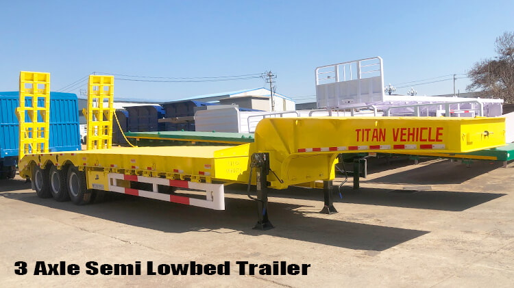 3 Axle Lowbed Trailer Truck for Sale Price in Malawi