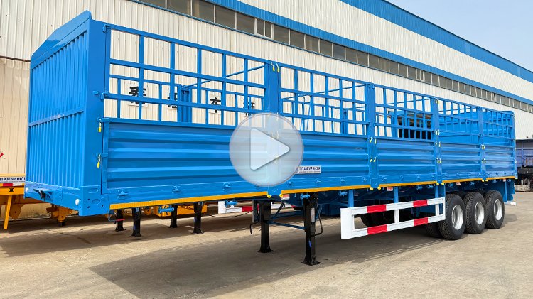 3 Axle Semi Fence Cargo Trailer for Sale Price in Malawi